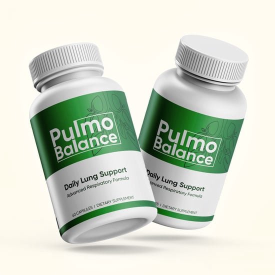 Pulmo Balance respiratory support supplement bottle
